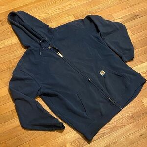 Carhartt Dark Blue Full-Zip Hoodie